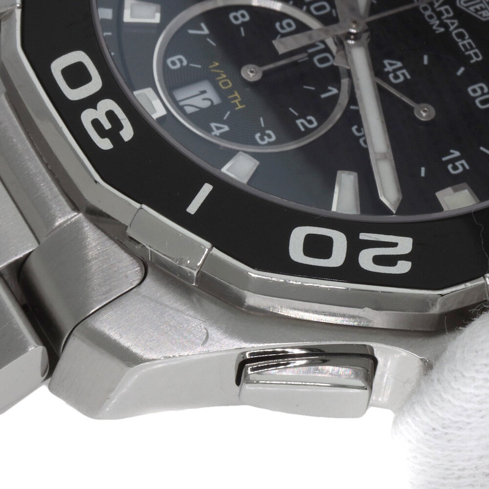 TAG Heuer CAY111A Aquaracer Chronograph Watch, Stainless Steel/SS, Men's - Picture 16 of 16